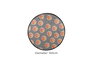 Mijölnir Tranche Circle Djt 100 Alfombrilla de Baño Multicolor